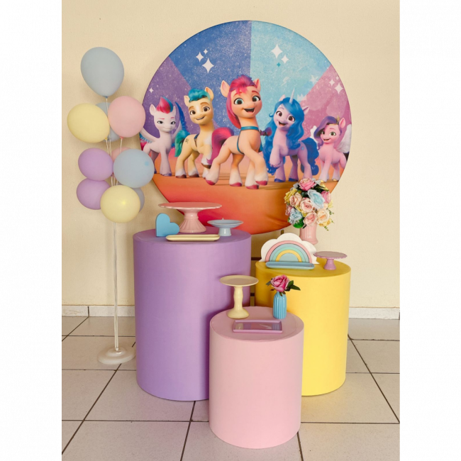 KIT MY LITTLE PONY TRIO DE CILINDROS CANDY