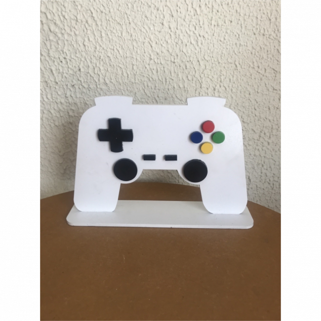 MANETE VIDEO GAME MDF BRANCA