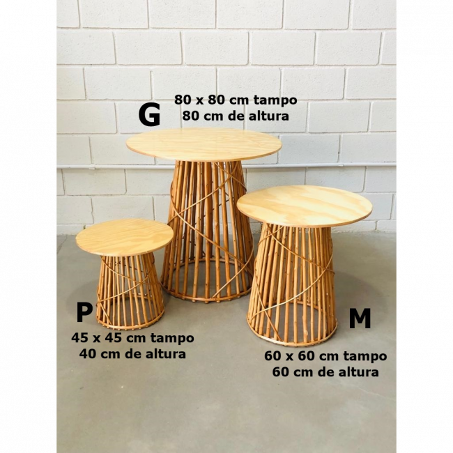 MESA VIME REDONDA CONE G