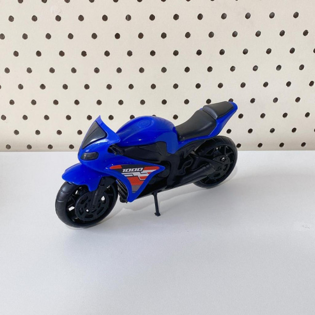 MOTO AZUL DE BRINQUEDO