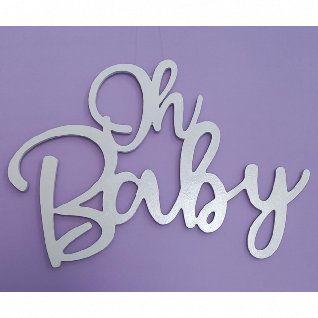 OH BABY BRANCO PARA PAINEL