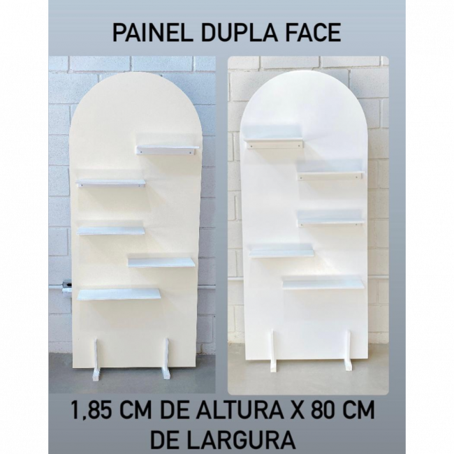 PAINEL PRATELEIRA BRANCO/PALHA