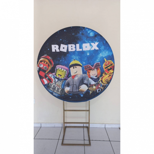 CAPA PAINEL REDONDO ROBLOX - 1,30CM