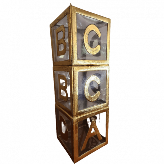 Cubo Letras ABCD Un.