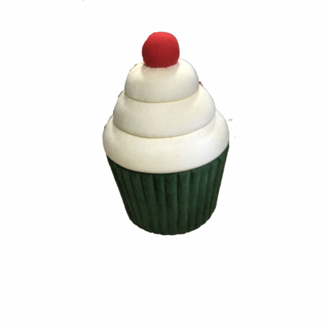 Cupcake Cenográfico 3D Branco