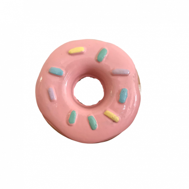 Donut de Plastico Rosa