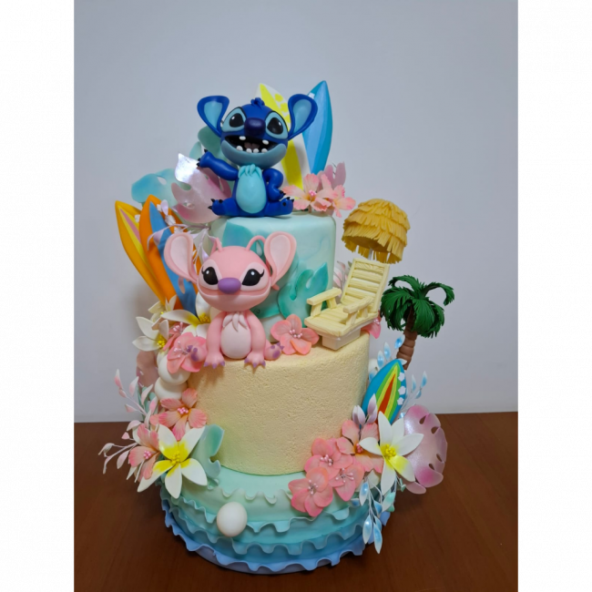 Maquete Stitch e Angel