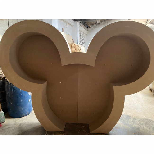 Painel Mickey 3D Opção com e sem prateleiras