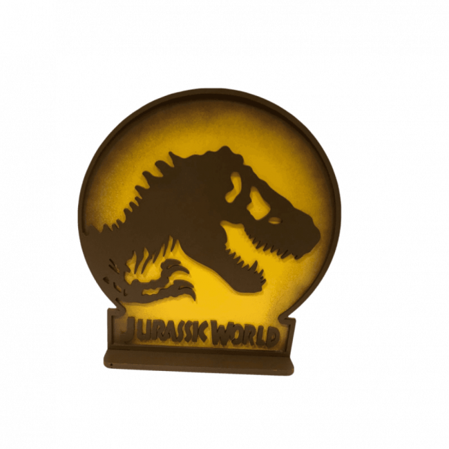 Placa \'\' Jurassic World \'\'