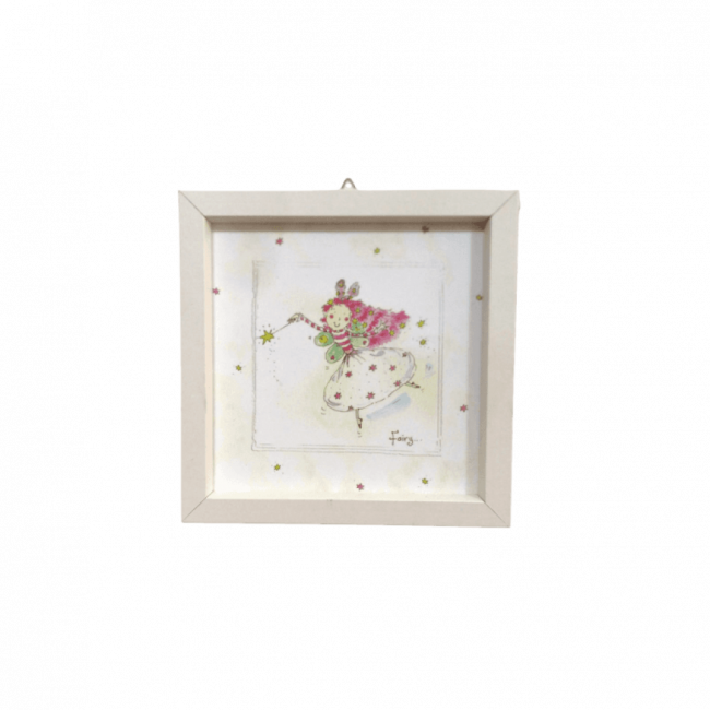 Quadro Decorativo Branco 12x12