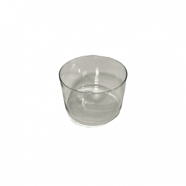 Vaso de Vidro Transparente