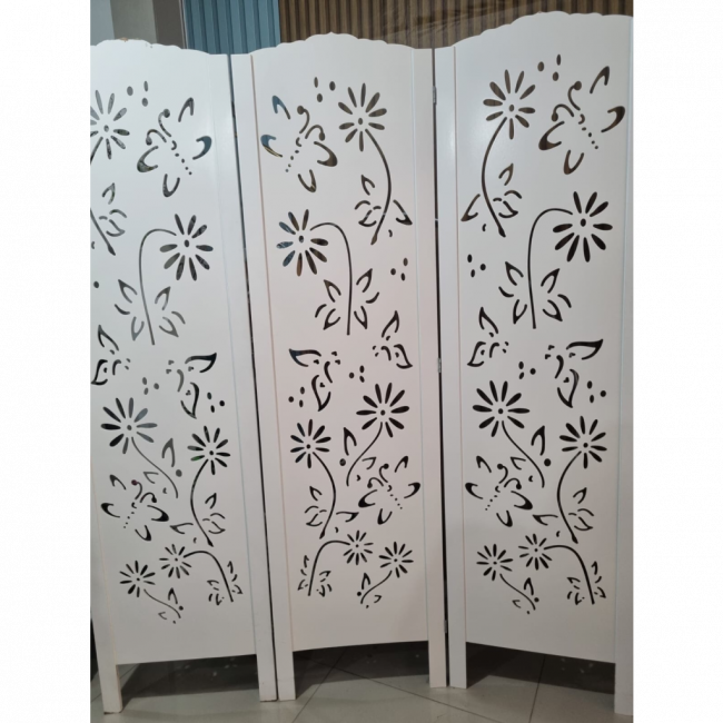 Biombo Mdf Branco