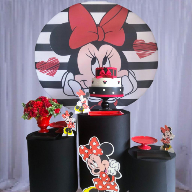 Kit básico Minnie vermelha