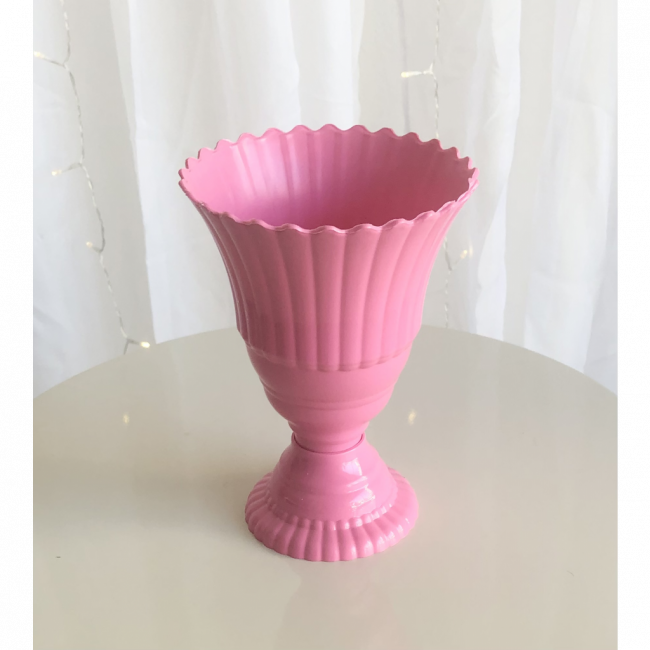 Vaso de acrílico rosa