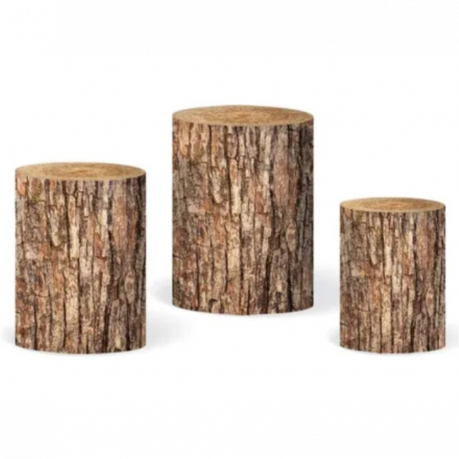 Trio capas de Cilindro tronco