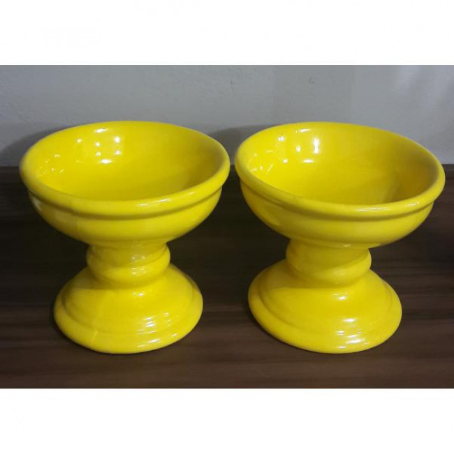 SUPORTE AMARELO FUNDO P A15CM L16CM