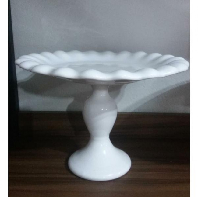 SUPORTE BRANCO PEDESTAL ONDULADA