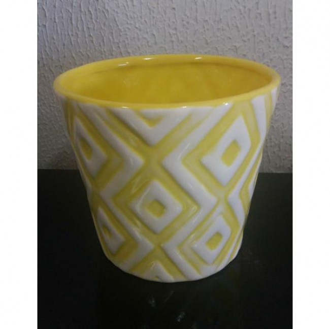 VASO AMARELO BALAIO TRIANGULO