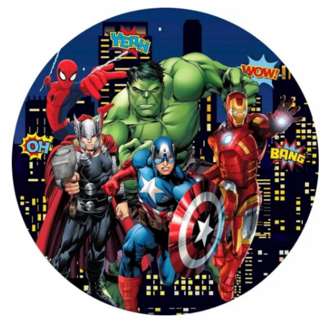 PAINEL SUBLIMADO VINGADORES