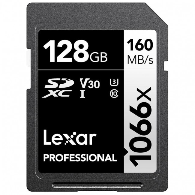 CARTÃO SD LEXAR 1066X 128GB V30