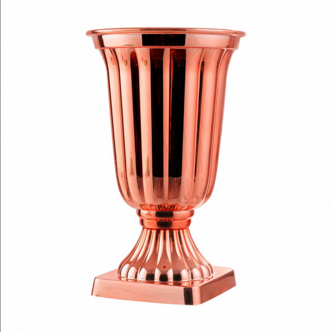 VASO GREGO ROSE METALIZADO PEQ