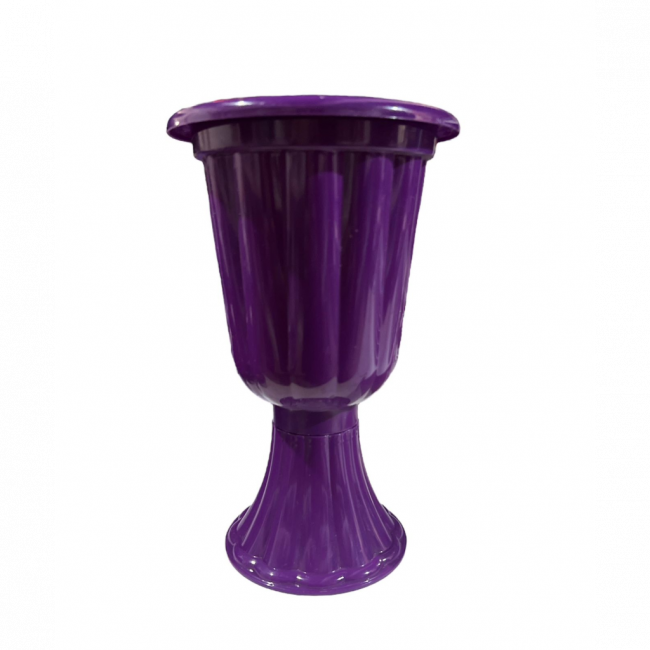 VASO ROMANO ROXO PQ 20CM ALTURA