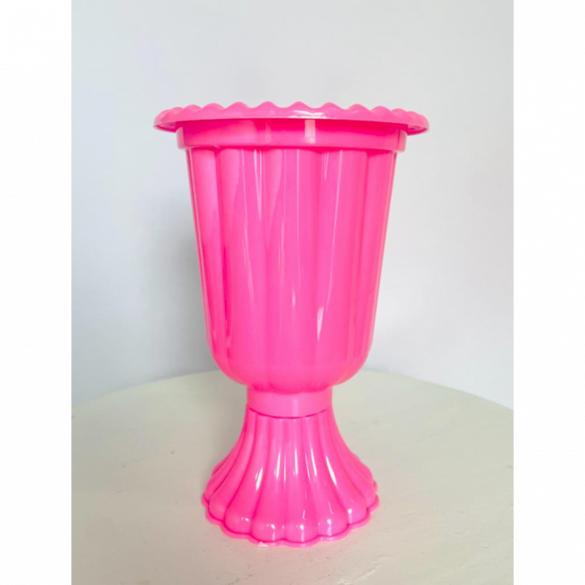 VASO ROSA FRISADO PEQ