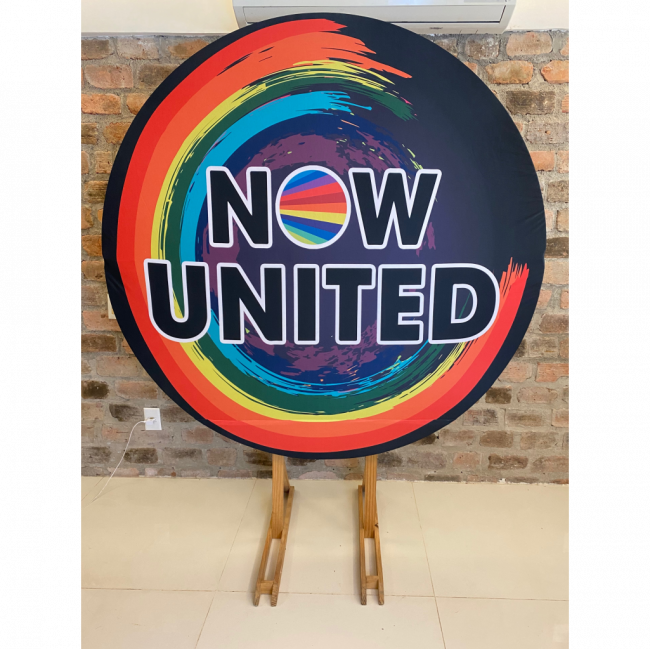 Capa Painel Redondo Now United