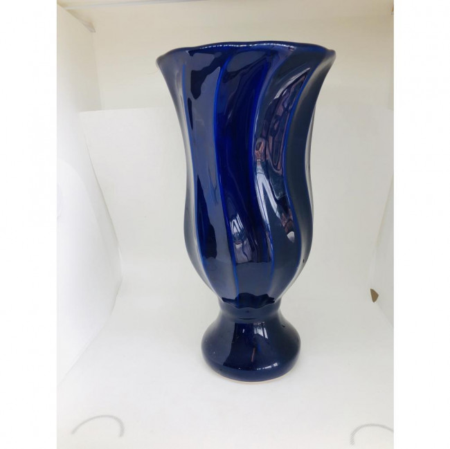 Vaso Torcido Azul Escuro GG