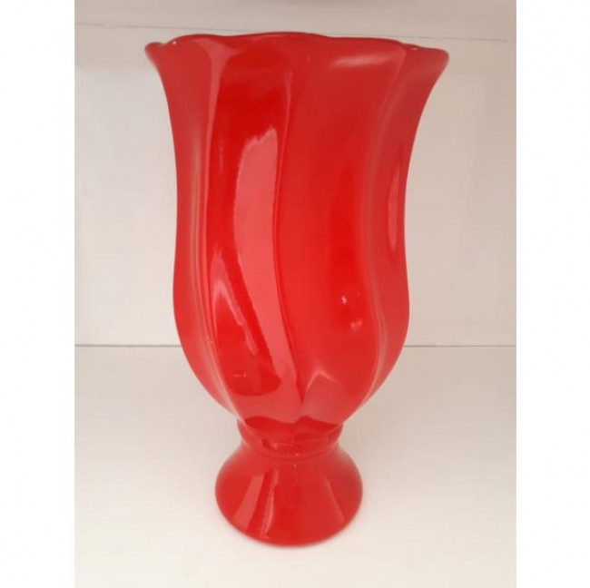 VASO CAMPESTRE CERÂMICA G VERMELHO