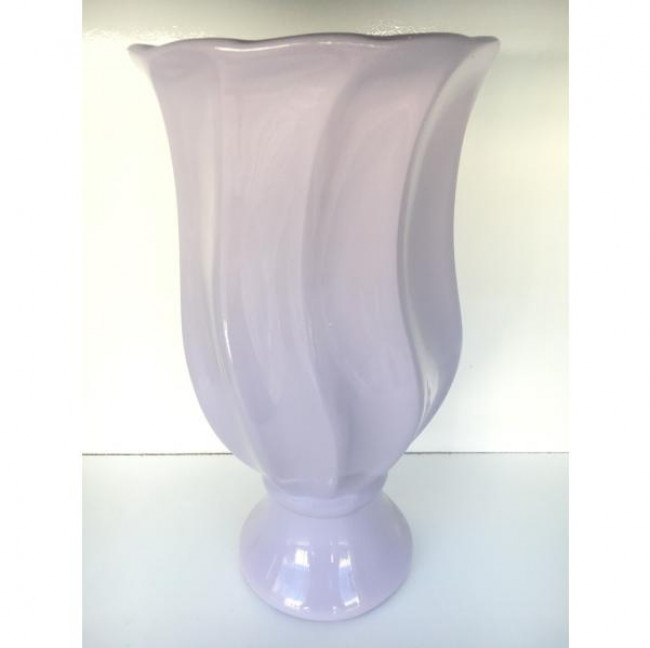 VASO CAMPESTRE CERÂMICA LILAS G