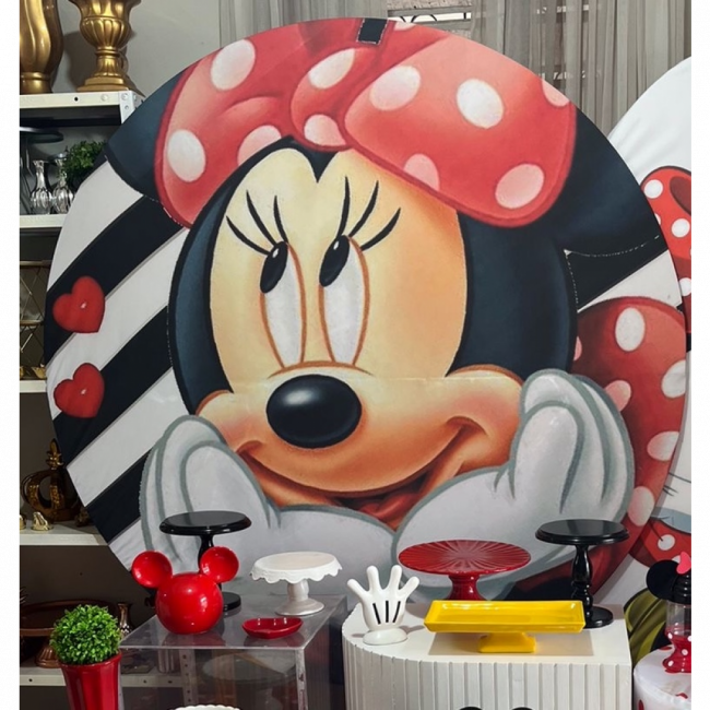 CAPA PAINEL MINNIE VERMELHA