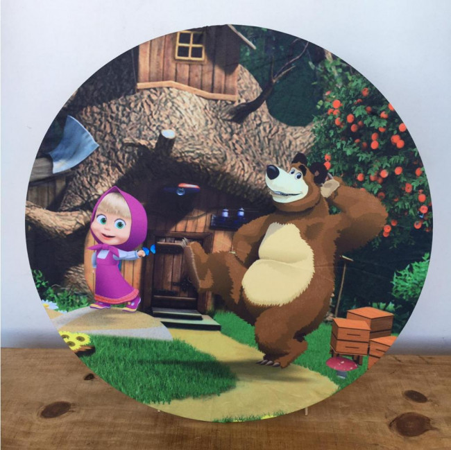 CAPA PAINEL MASHA E O URSO 50CM