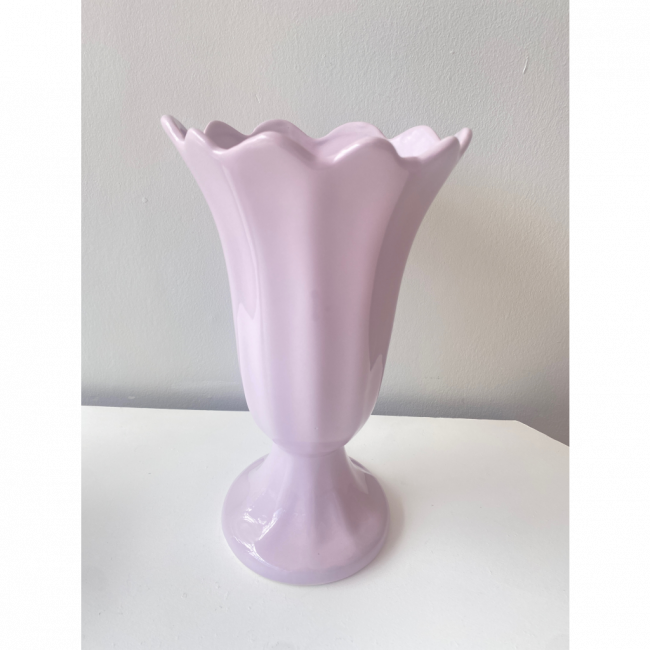 VASO CERÂMICA DE PONTAS LILAS