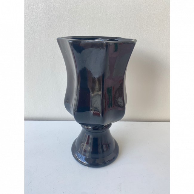 VASO MAIZE CERÂMICA PRETO