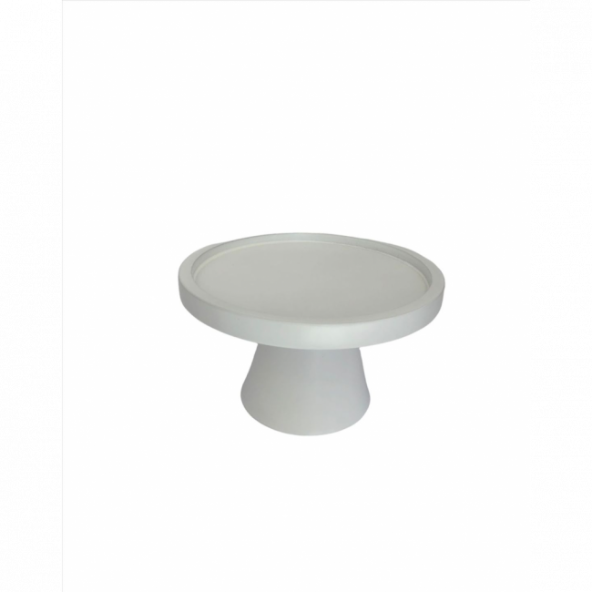 SUPORTE BASE COGUMELO DE FERRO BRANCO P