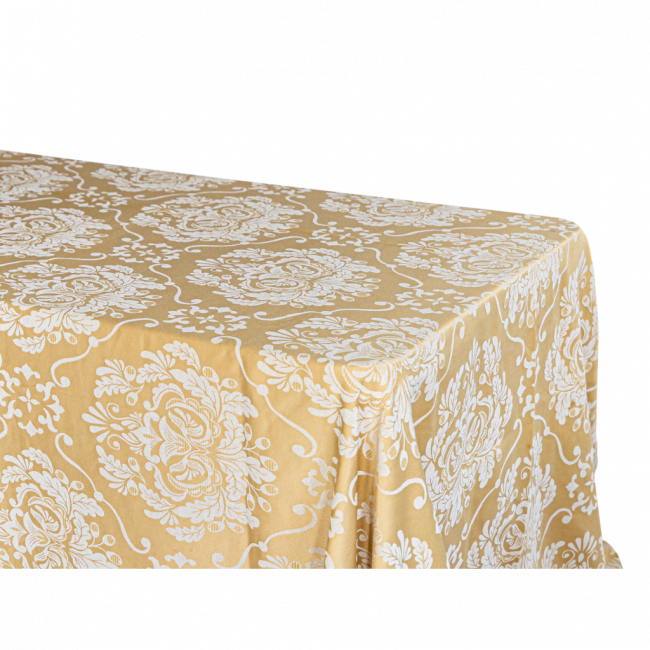 TOALHA 3,80 X 2,60 JACQUARD DOURADA FLOR