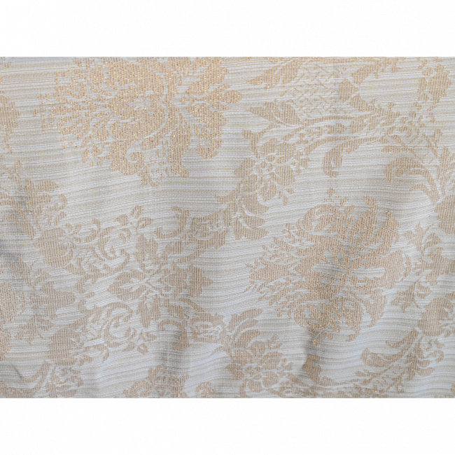 TOALHA 3,80 X 2,60 JACQUARD FIOS DOURADO