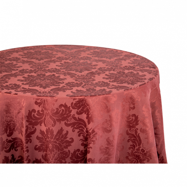 TOALHA RED. MARSALA/VINHO JACQUARD