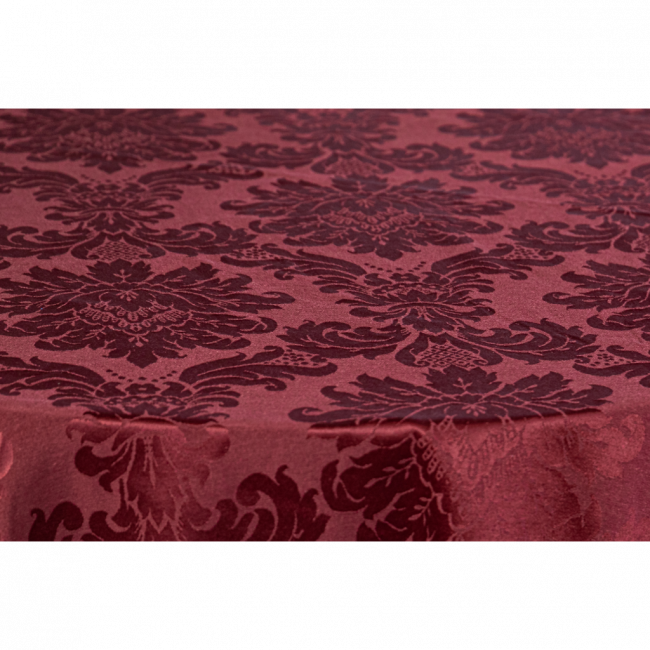 TOALHA RED. MARSALA/VINHO JACQUARD