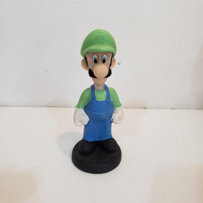 Boneco Luigi Super Mario Bros biscuit