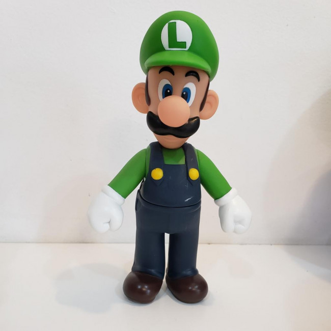 Boneco Luigi Super Mario Bros vinil