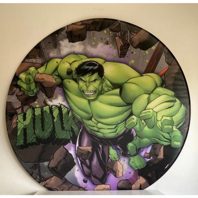 Tecido para painel redondo Hulk