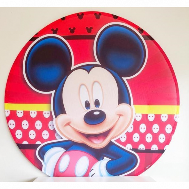 Tecido para painel redondo Mickey