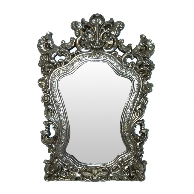 Espelho Prov Resina Prata 72x105cm
