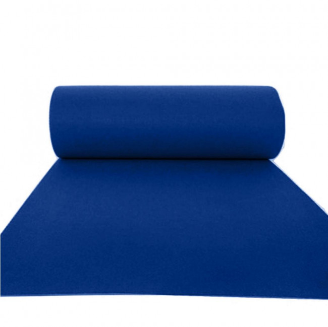 Passadeira Carpete Azul Royal 1000cm