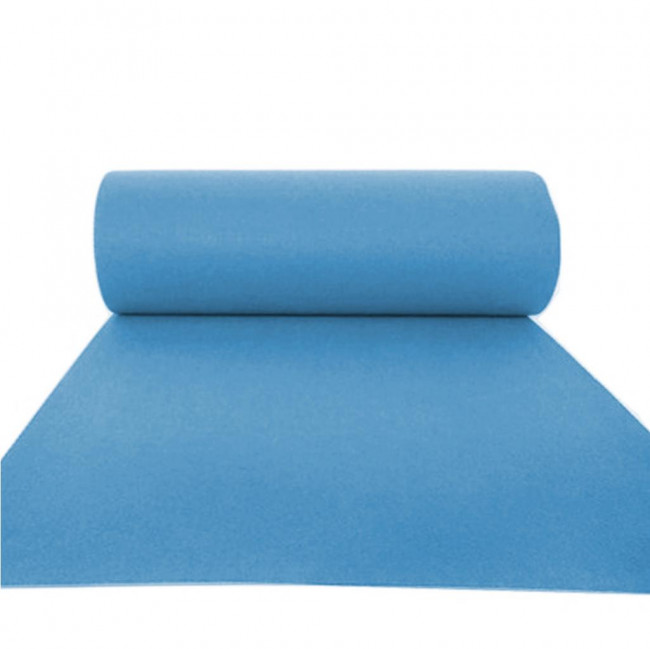 Passadeira Carpete Azul Turquesa 1000cm
