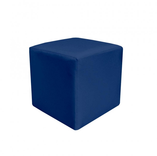 Puff Quadrado Azul Royal 40cm