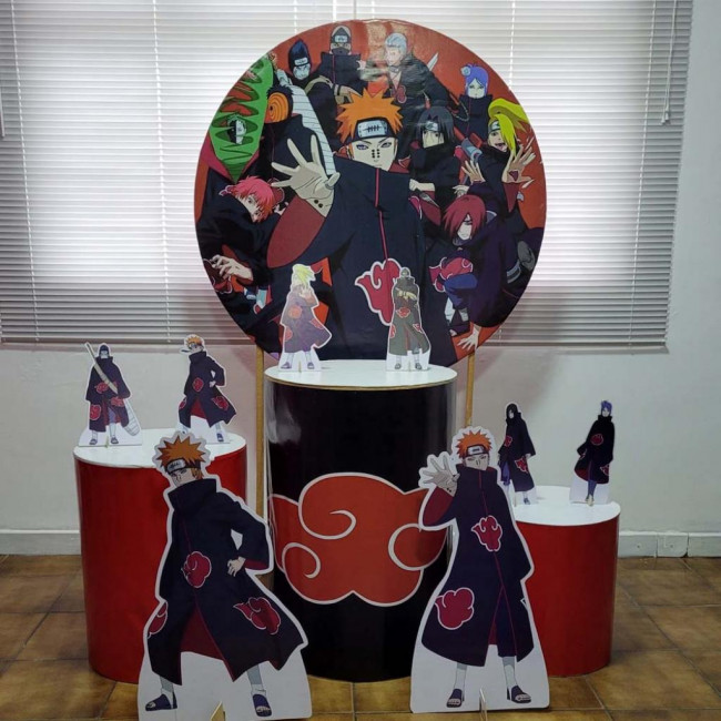Decoração Naruto Akatsuki (Modelo 1)