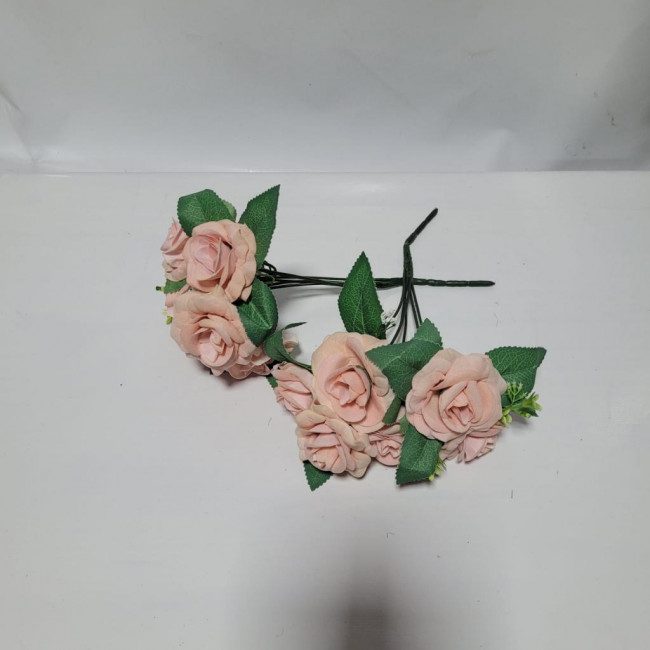 2 Mini Arranjo de flor rosa